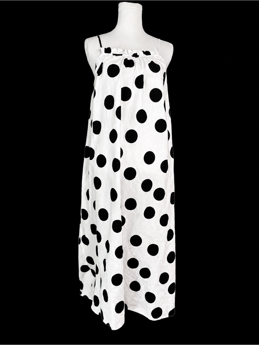 Tabitha Brown x Target Sleeveless Polka Dot Maxi Dress XXS - Picture 2 of 11